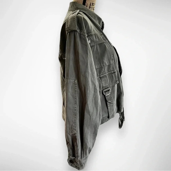 PISTOLA Women's Ashton Cropped Military Jacket Colonel Size XS | EUC - Picture 8 of 11